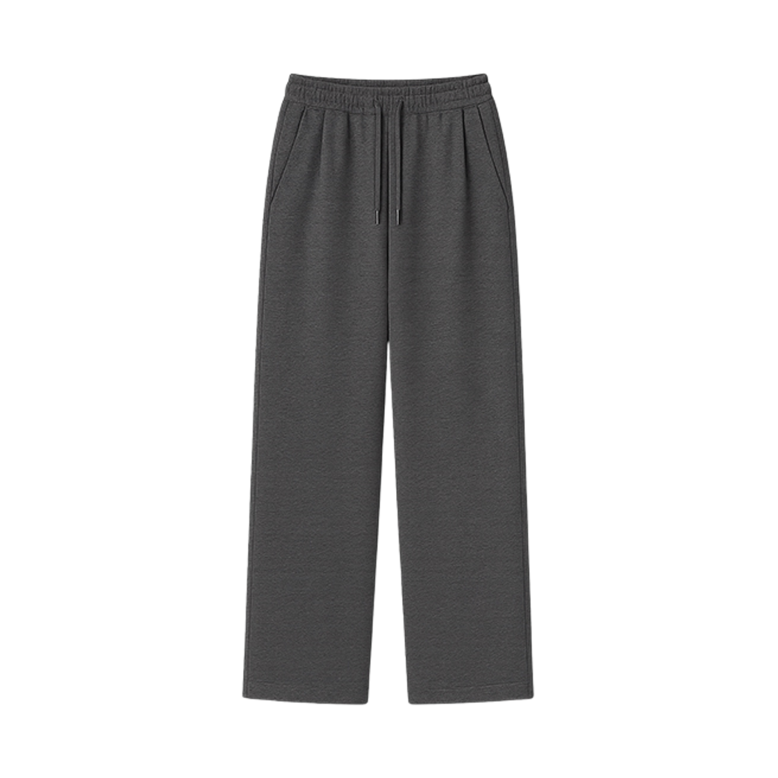 지크립 스트링 허리 밴딩 코튼 와이드 트레이닝 스웻 팬츠 진그레이(GCLIP String Waist Banding Cotton Wide Sweatpants Dark Gray) - 1