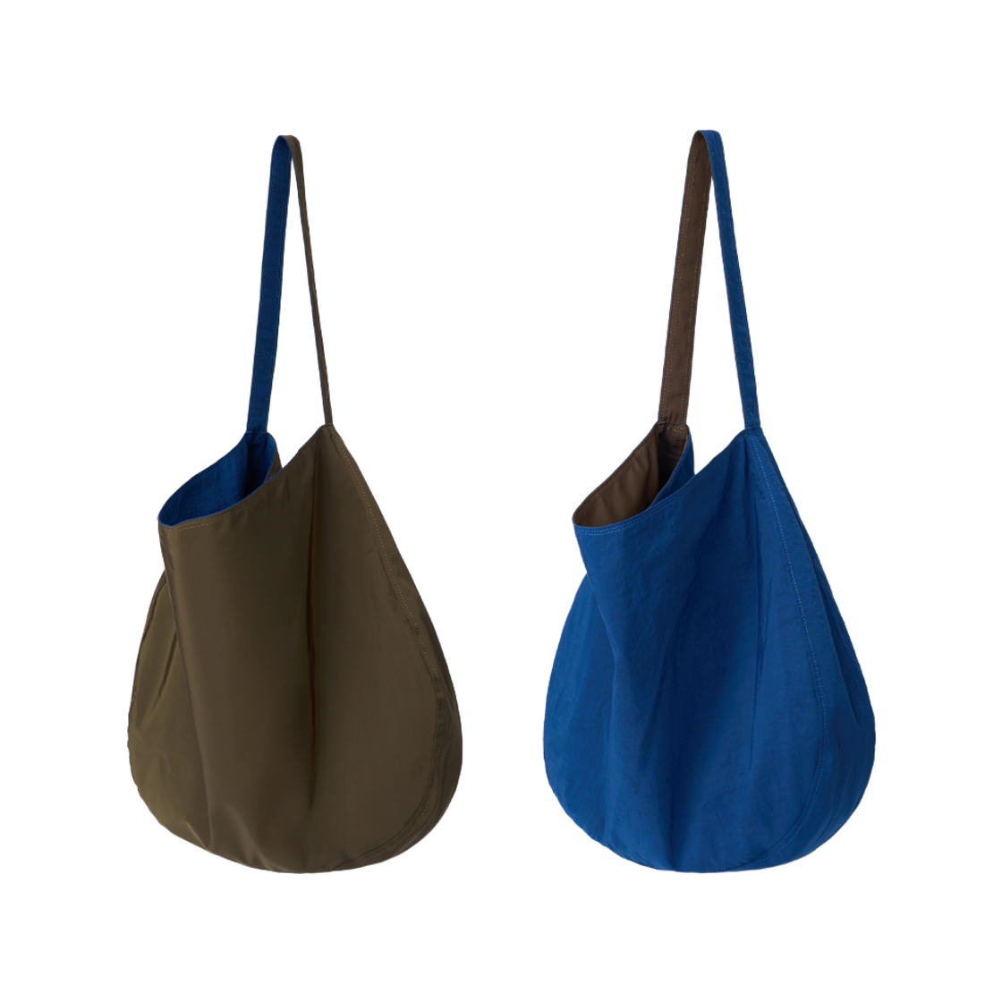 하아카이브 리버서블 숄더백 브라운/ 블루(Hah Archive Reversible Shoulder Bag Brown / Blue)