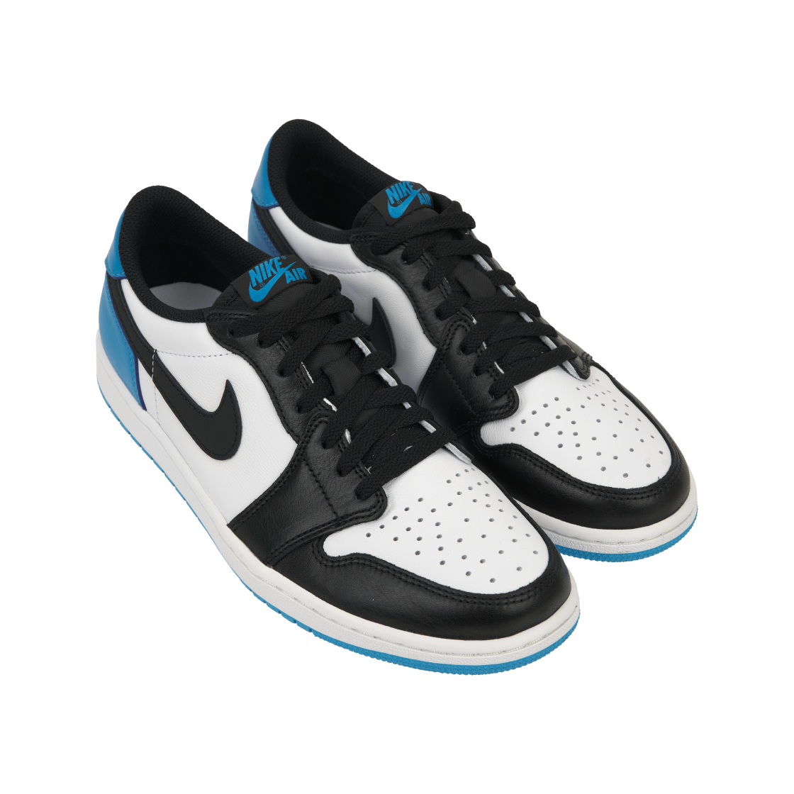 조던 1 레트로 로우 OG 블랙 앤 다크 파우더 블루(Jordan 1 Retro Low OG Black and Dark Powder Blue) - 4