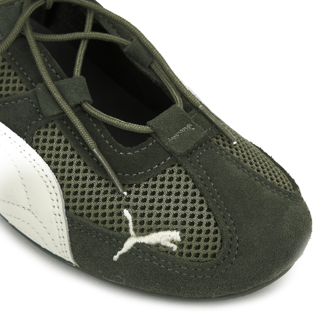 (W) 푸마 스피드캣 고 올리브 화이트((W) Puma Speedcat Go Olive White) - 7