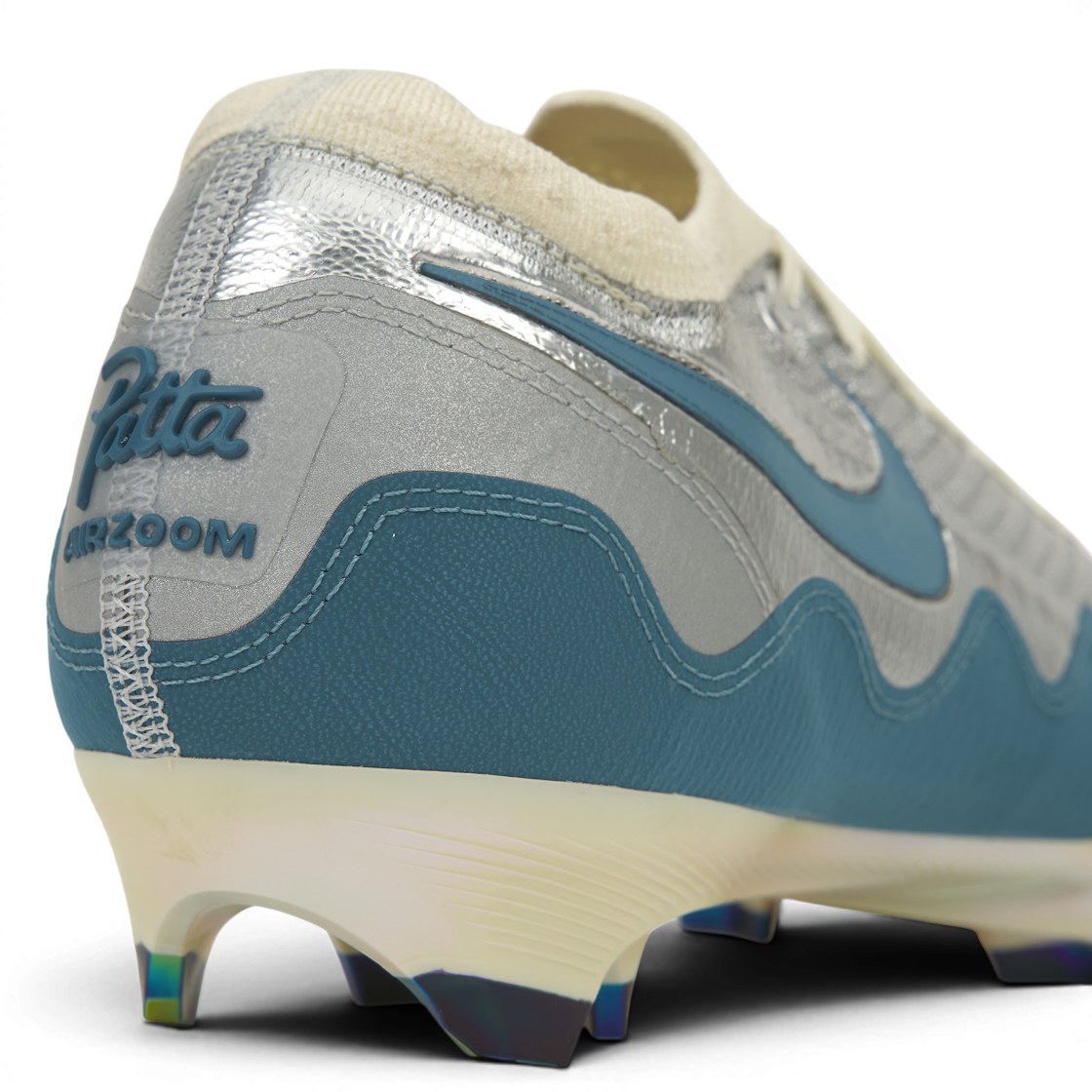 나이키 x 파타 줌 머큐리얼 베이퍼 16 엘리트 FG SE 노이즈 아쿠아 앤 메탈릭 실버(Nike x Patta Mercurial Zoom Vapor 16 Elite FG SE Noise Aqua and Metallic Silver) - 8
