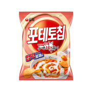 Nongshim Potato Chips (Yeop-tteok Rosé Flavor) 55g, 10 Packs