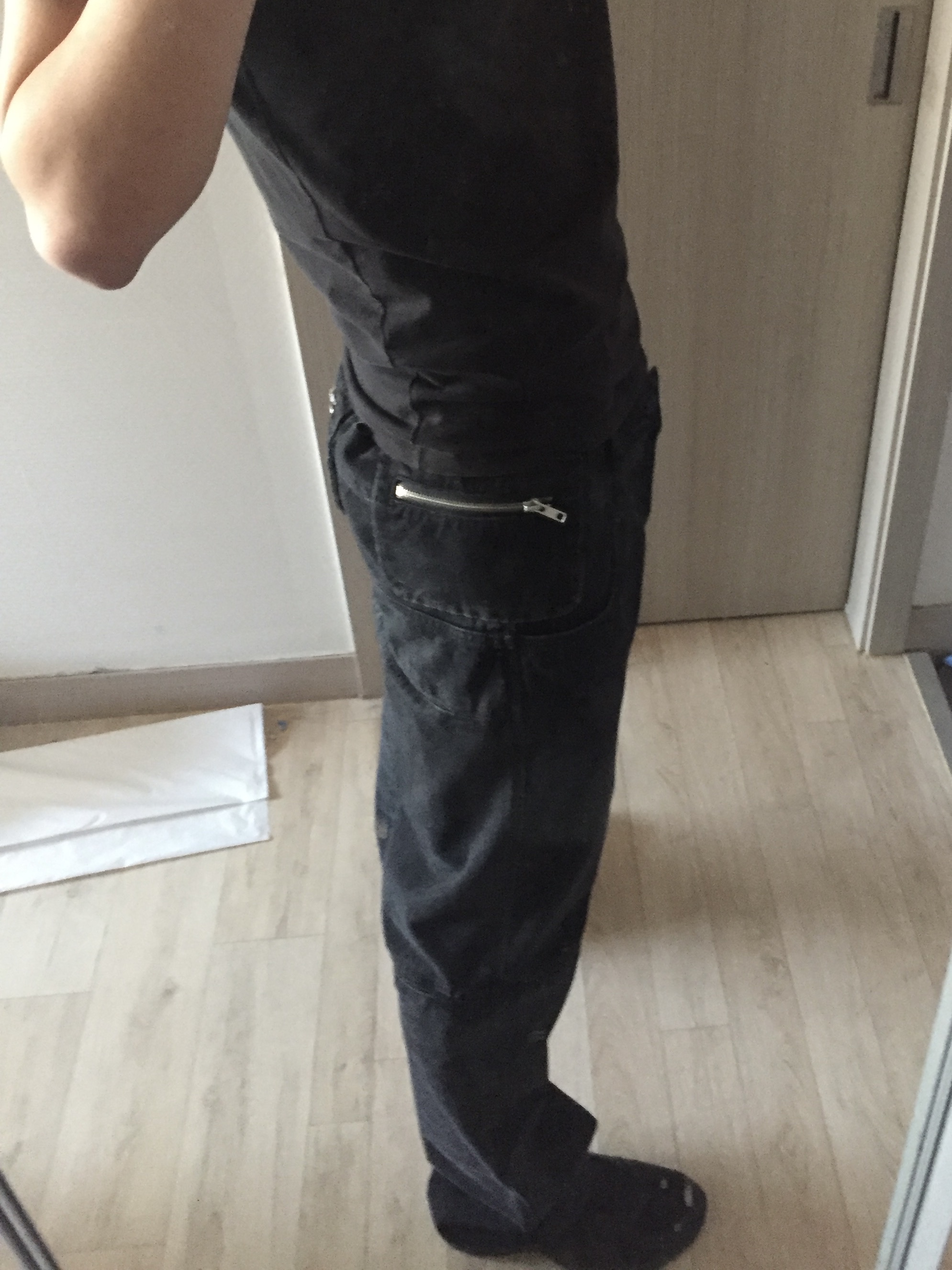 Plastic Product MPa Revealed Pocket Pants Black, Asics Gel-1130 Black Graphite Grey 착용 스타일 - 2