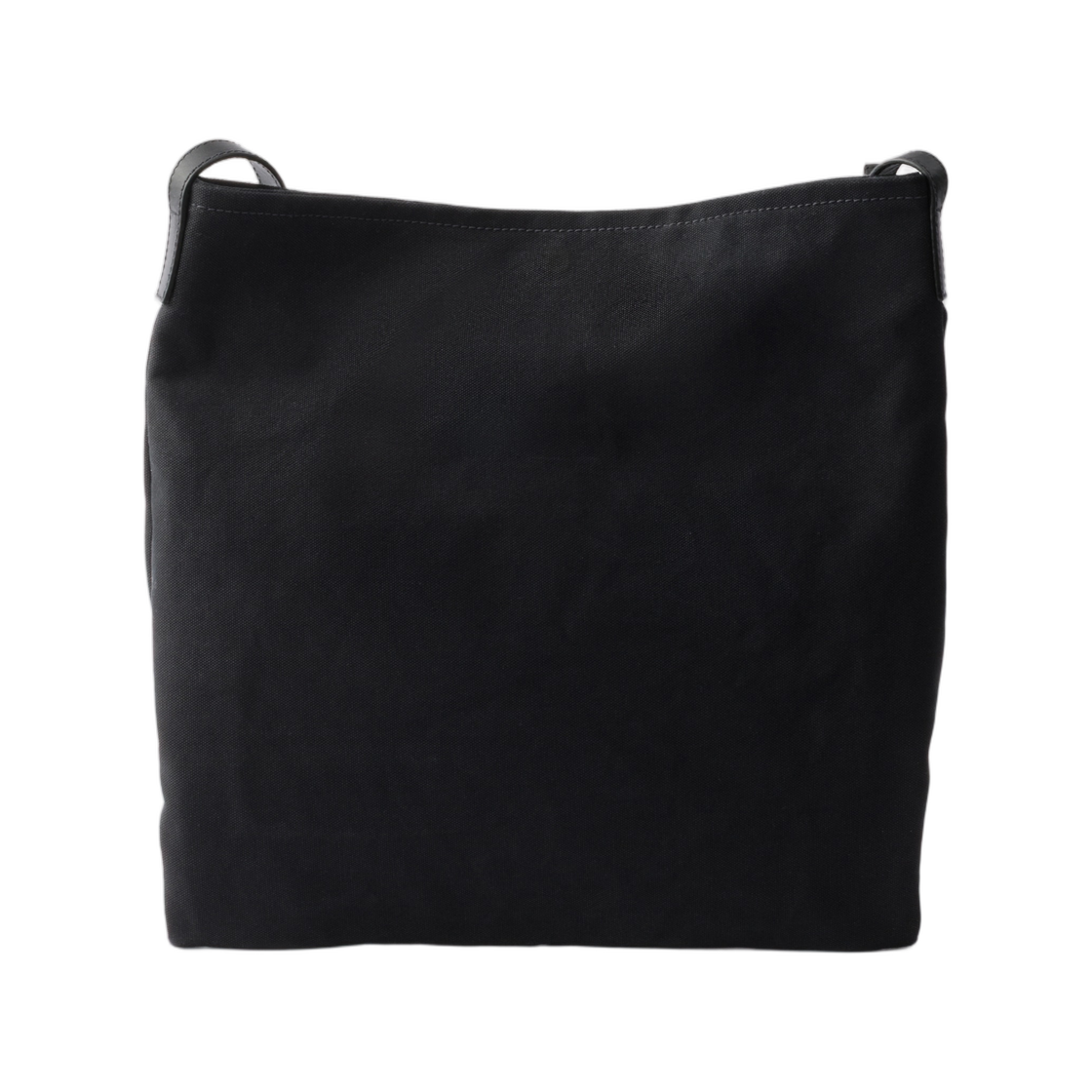 프라다 루트 캔버스 앤 레더 숄더백 블랙(Prada Route Canvas and Leather Shoulder Bag Black) - 2