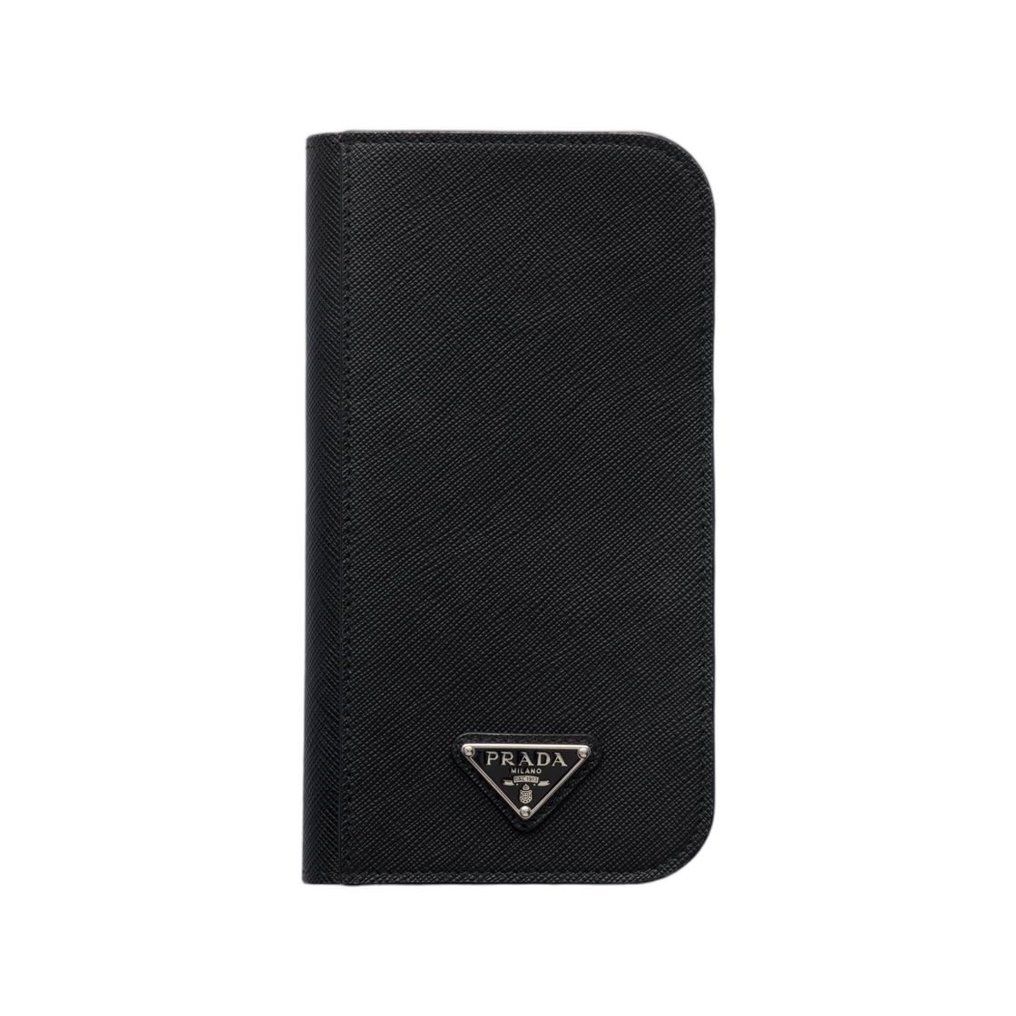 프라다 사피아노 레더 케이스 포 아이폰 17 프로 맥스 블랙(Prada Saffiano Leather Case For iPhone 17 Pro Max Black) - 1