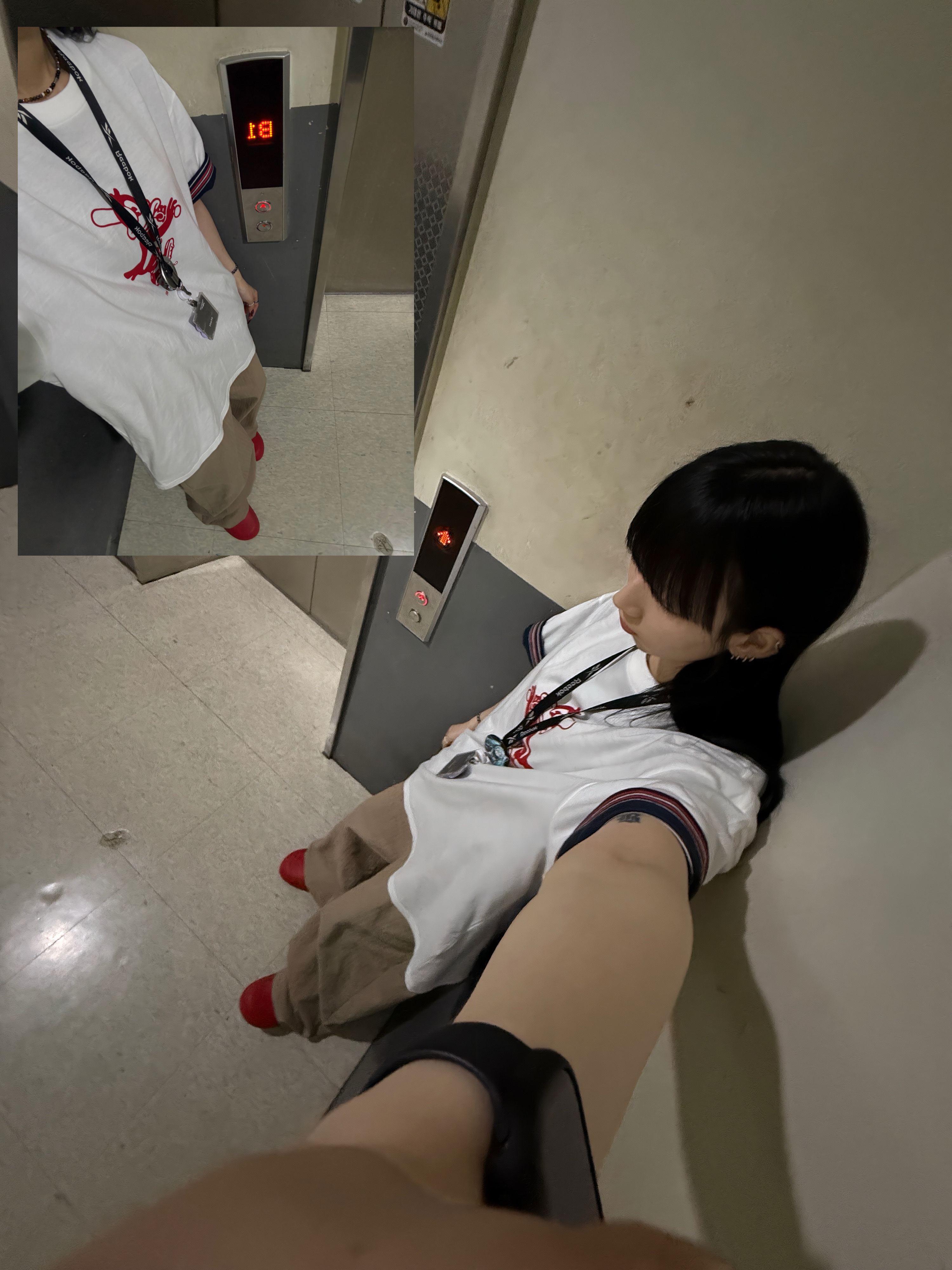 Carhartt WIP Home Run Short Sleeve T-Shirt White 착용 스타일 - 2