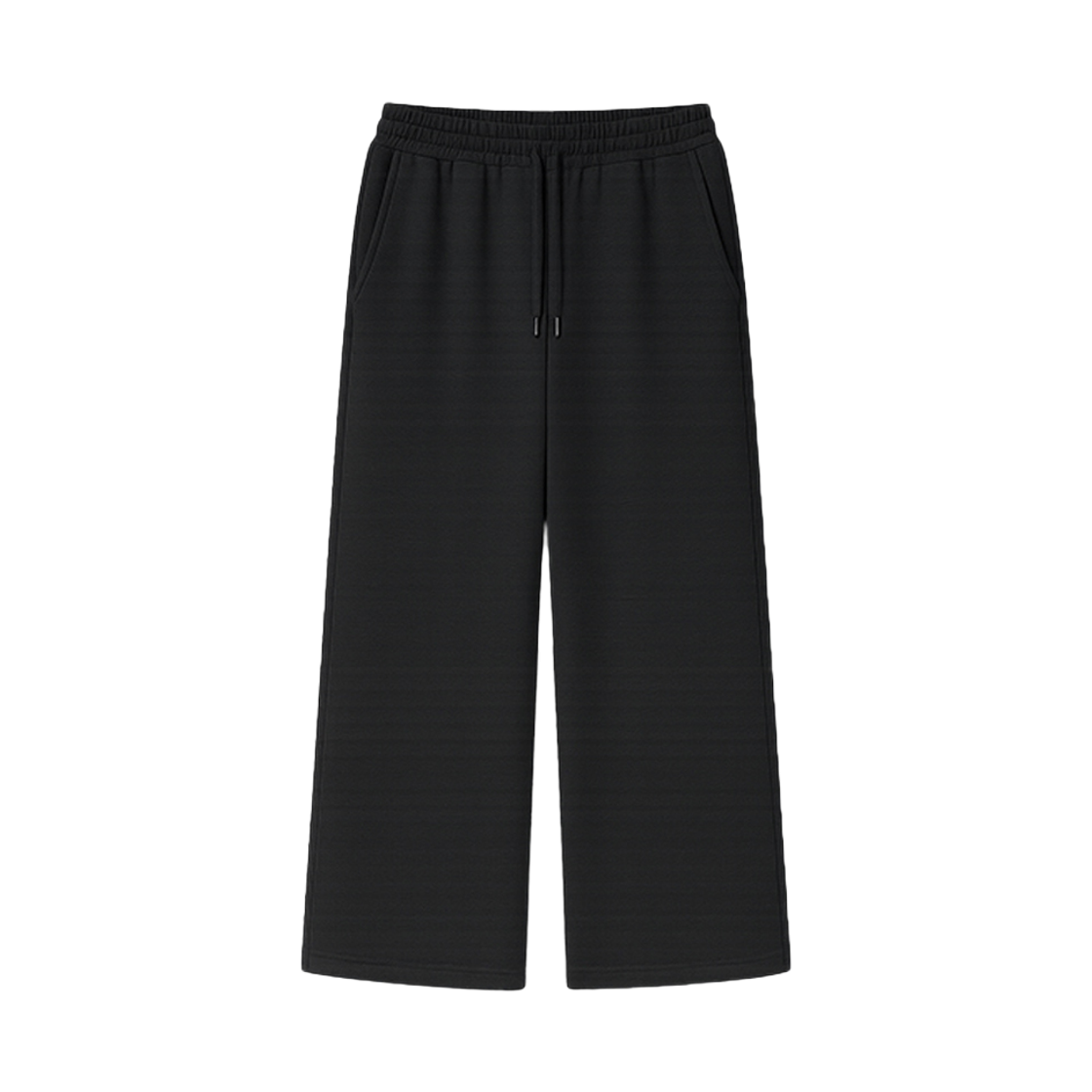 지크립 스트링 허리밴딩 와이드 트레이닝 스웻 팬츠 블랙(GCLIP String Waistband Wide Training Sweat Pants BLACK)