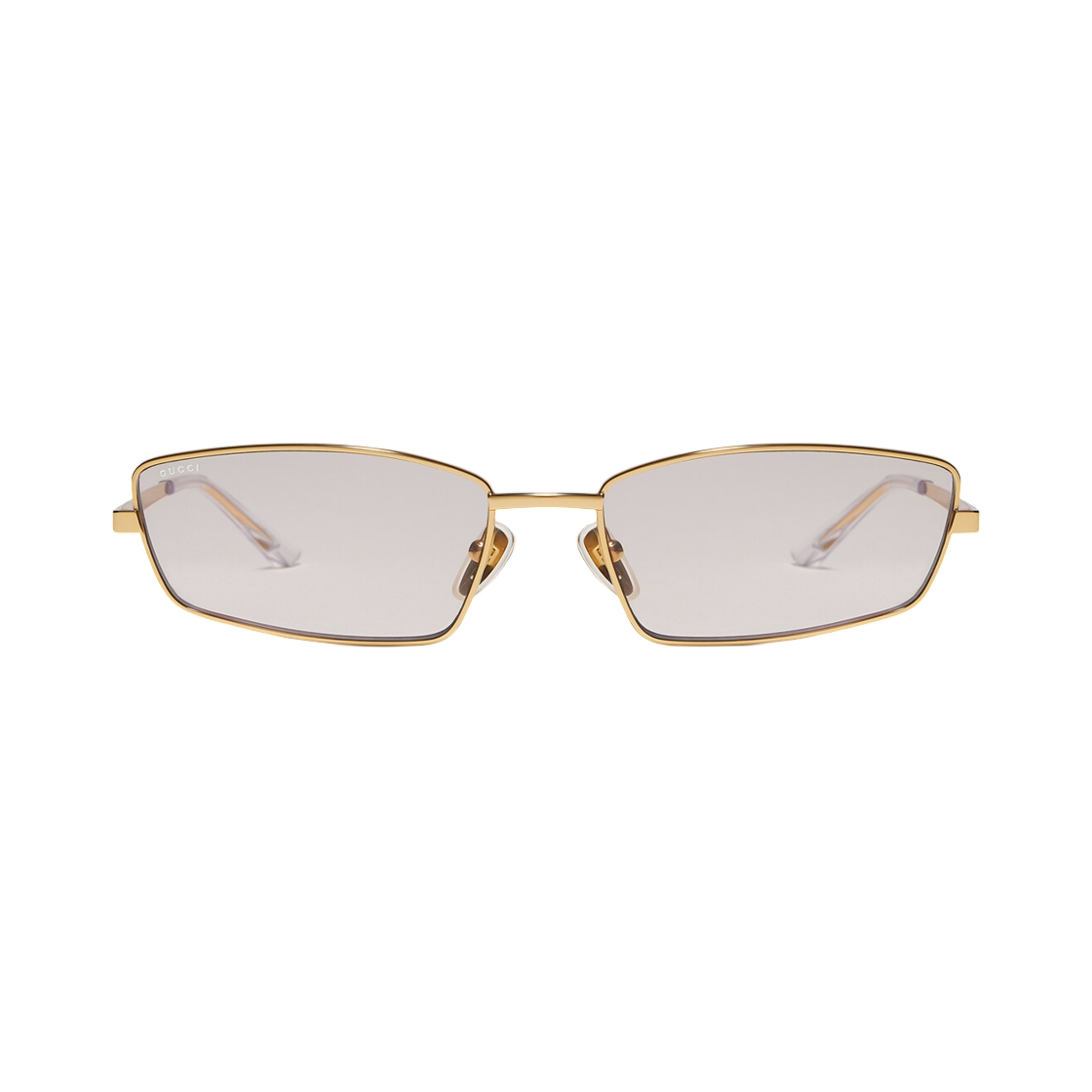 865690-I3330-8026 Gucci Rectangular Frame Sunglasses Gold