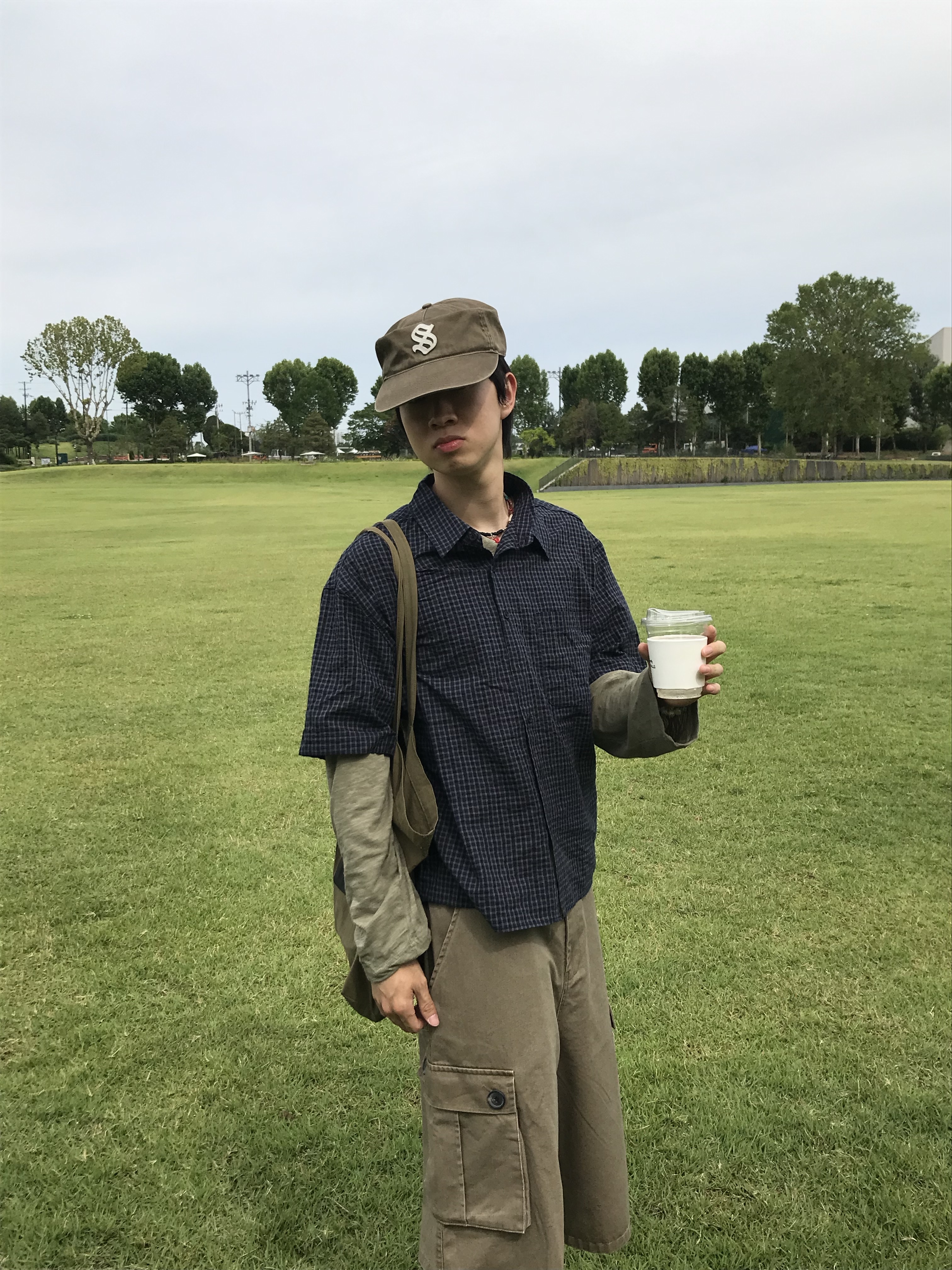 Sunday Ceremony Sy Logo 5 Panel New Cotton Cap - Light Brown, Clarks Wallabee Black Suede 착용 스타일 - 5