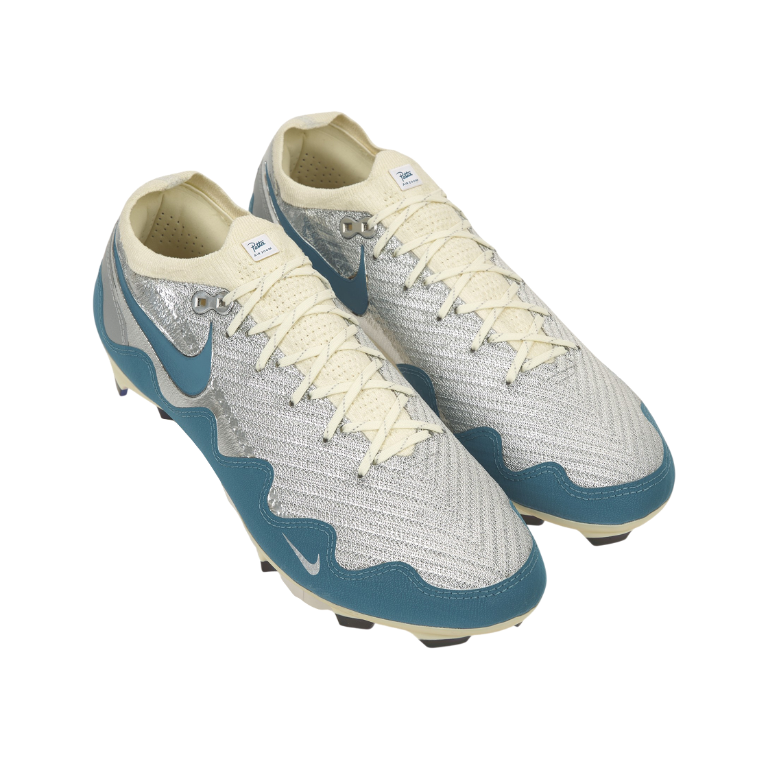 나이키 x 파타 줌 머큐리얼 베이퍼 16 엘리트 FG SE 노이즈 아쿠아 앤 메탈릭 실버(Nike x Patta Mercurial Zoom Vapor 16 Elite FG SE Noise Aqua and Metallic Silver) - 4