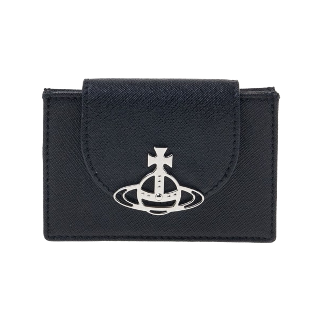 51110052-42093-N401 Vivienne Westwood Orb Logo Card Holder Black