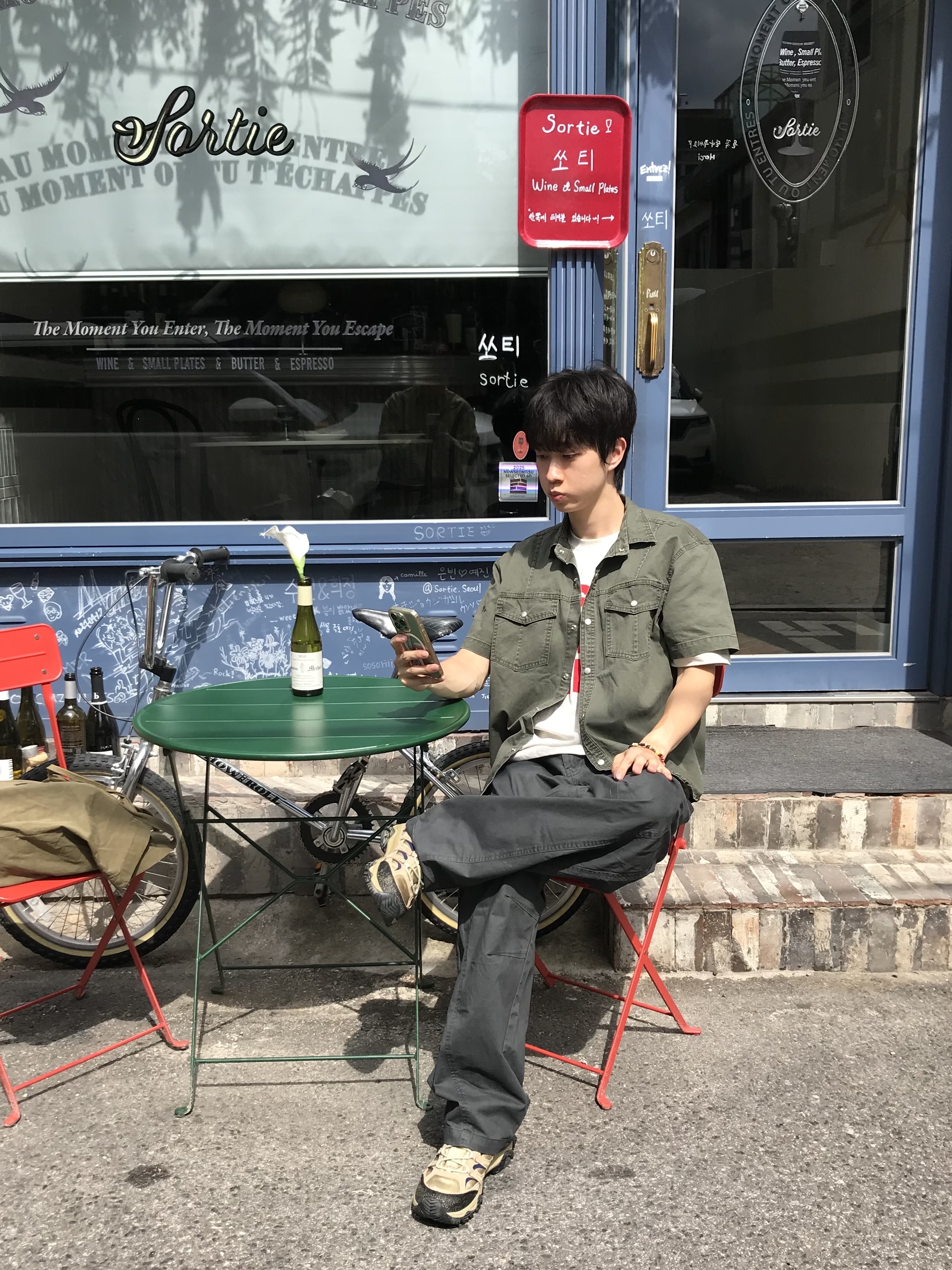 Merrell x Khakis Moab 3 Khaki 착용 스타일