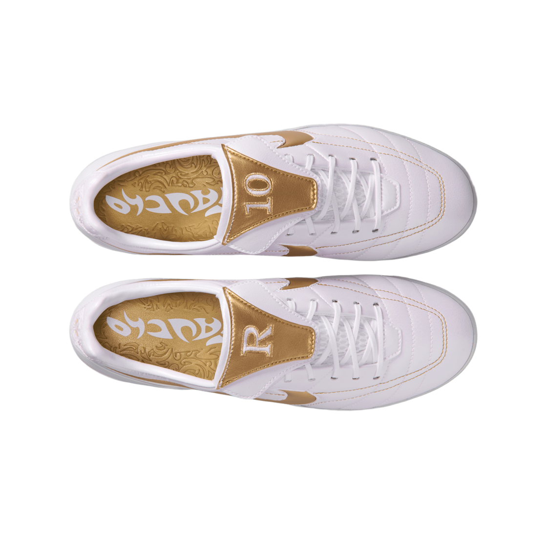 나이키 크라이오샷 티엠포 레전드 R10 OG 화이트 앤 메탈릭 골드(Nike Cryoshot Tiempo Legend R10 OG White and Metallic Gold) - 2