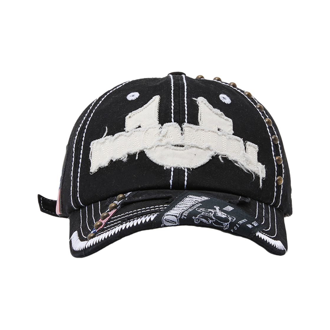 TRB2CPU701BBK True Religion No Religion Patch Work Ballcap_Black