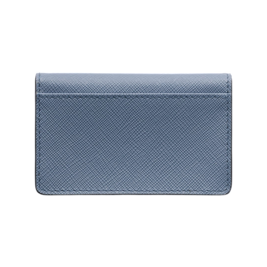 프라다 사피아노 레더 카드 홀더 에비에이션 블루(Prada Saffiano Leather Card Holder Aviation Blue) - 2