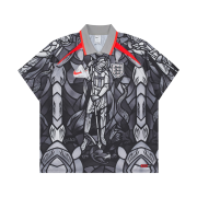 Palace x Nike England Short Sleeve Soccer Jersey Pewter Grey Bright Crimson