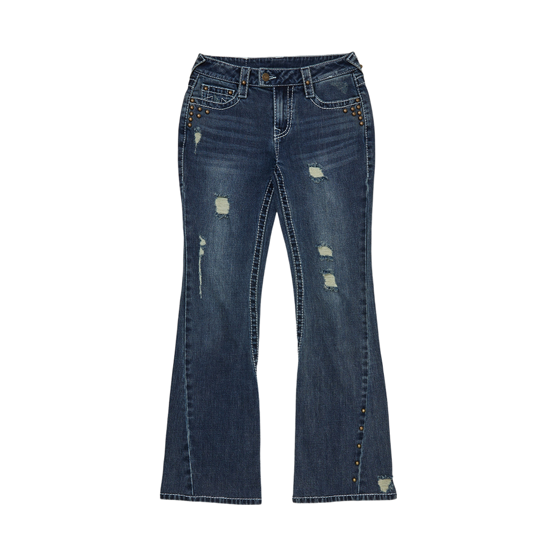 트루릴리젼 노 릴리젼 부츠컷 데님 팬츠 워시드 인디고(True Religion No Religion Bootcut Denim Pants Washed Indigo)