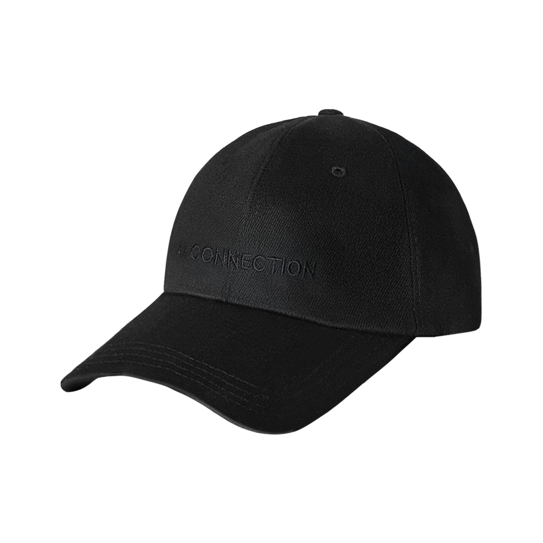 에이엑스커넥션 로고 엠브로이더드 캡 블랙(AX CONNECTION Logo Embroidered Cap Black)