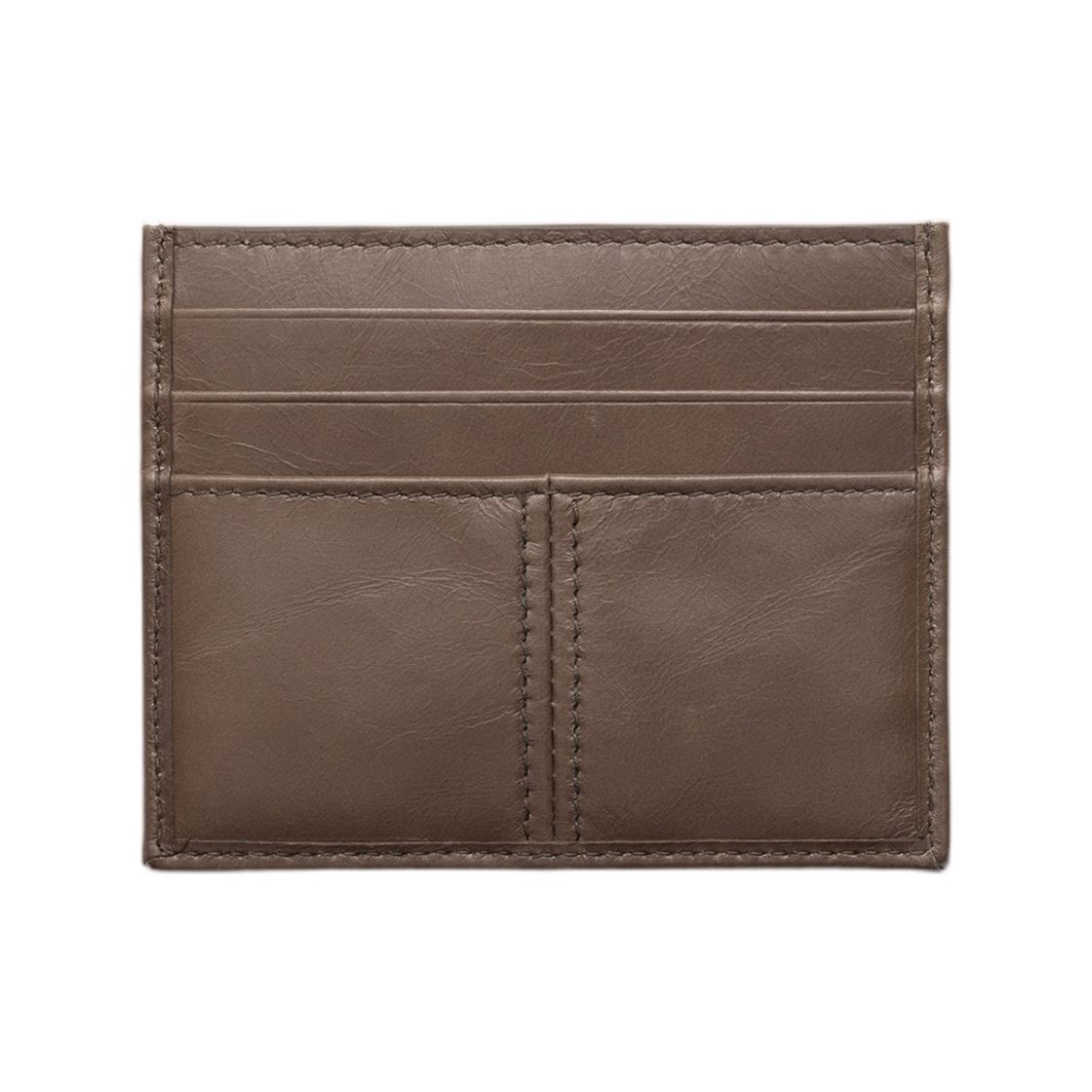 프라다 레더 카드 홀더 클레이 그레이(Prada Leather Card Holder Clay Grey) - 2