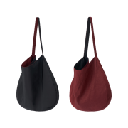 Hah Archive Reversible Shoulder Bag Black / Burgundy