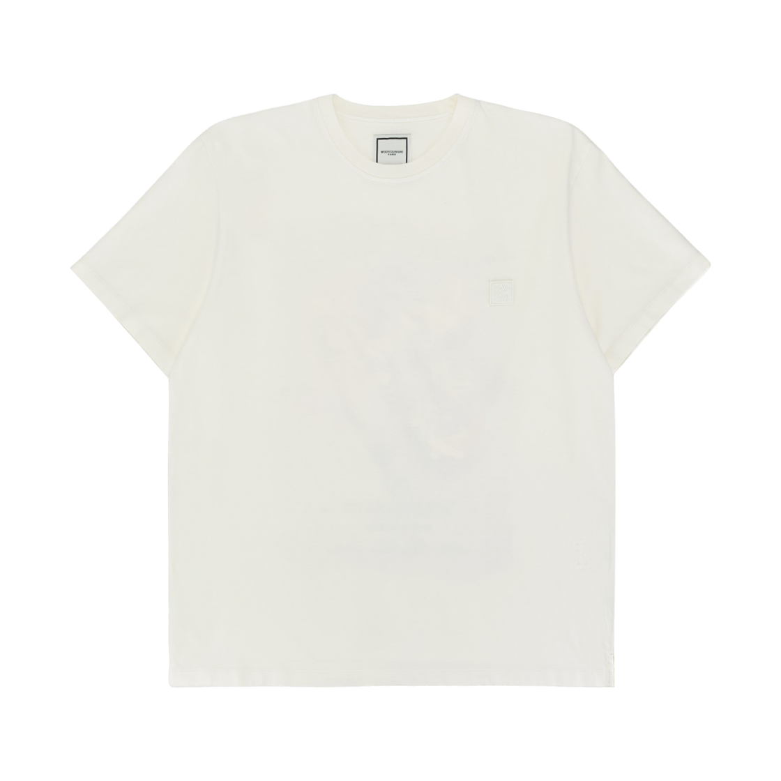 우영미 플라워 백로고 티셔츠 아이보리 - 25SS(Wooyoungmi Flower Back Logo T-Shirt Ivory - 25SS) - 2