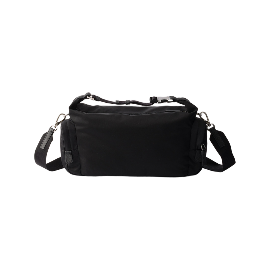 프라다 리나일론 앤 사피아노 레더 숄더백 블랙(Prada Re-Nylon and Saffiano Leather Shoulder Bag Black) - 2