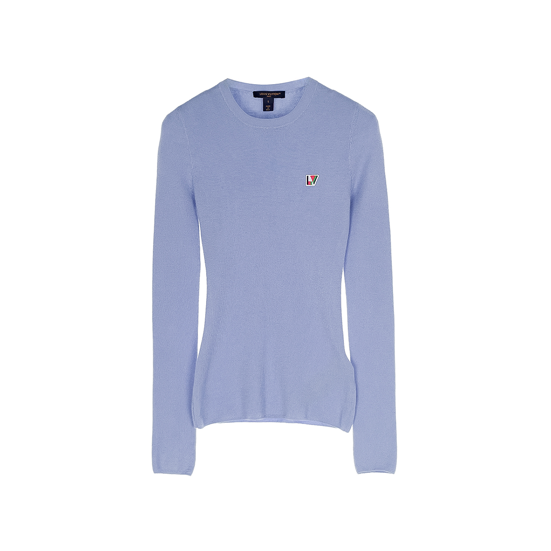 ITPDGOSAWVVB Louis Vuitton Cashmere Long Sleeve Top Sky Blue