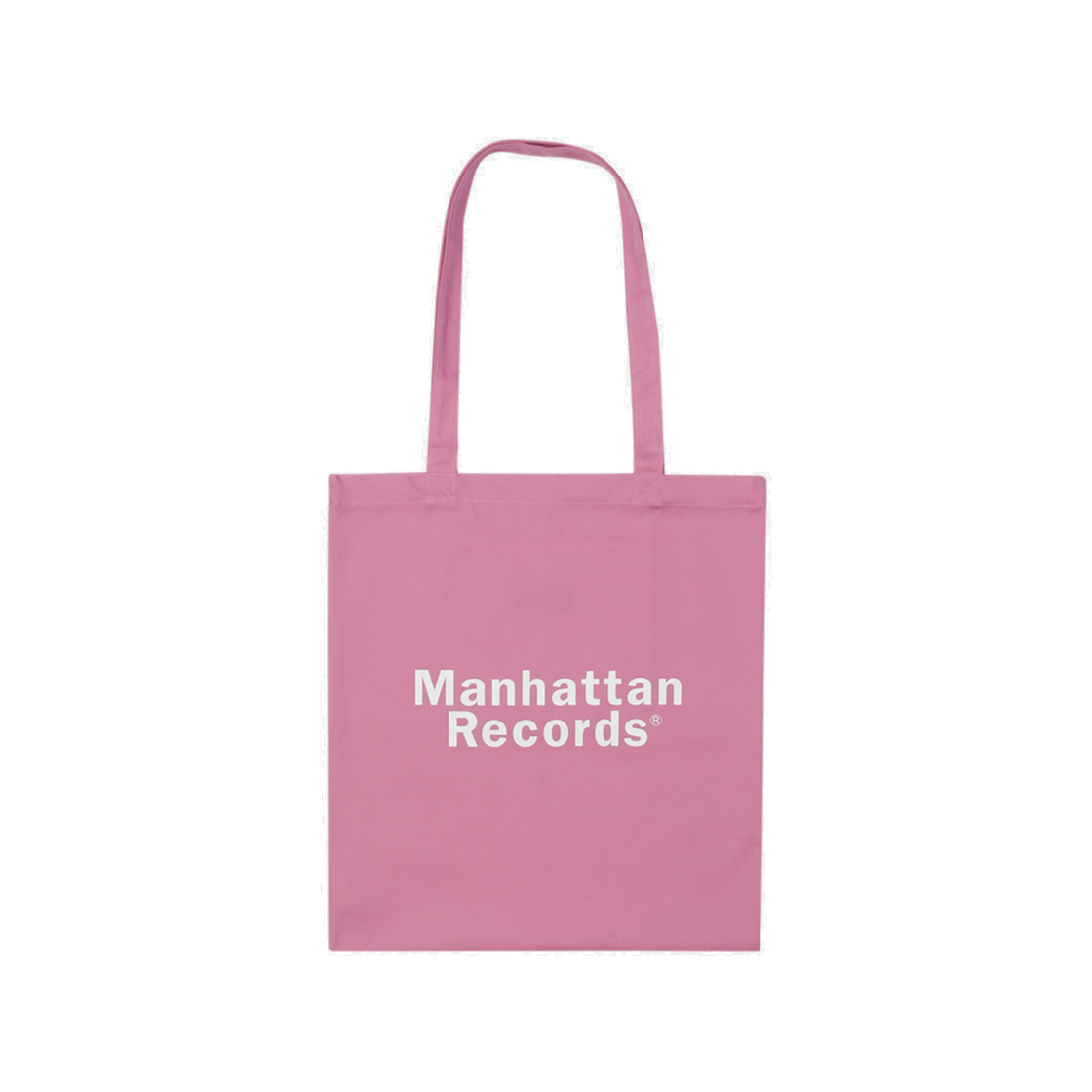 맨하탄 레코즈 클래식 로고 캔버스 에코백 - 핑크(Manhattan Records Classic Logo Canvas Eco Bag - Pink)