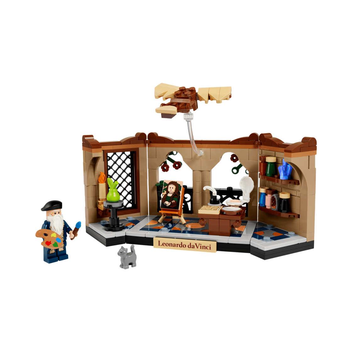레고 레오나르도 다빈치에 대한 찬사(Lego Tribute To Leonardo Da Vinci)