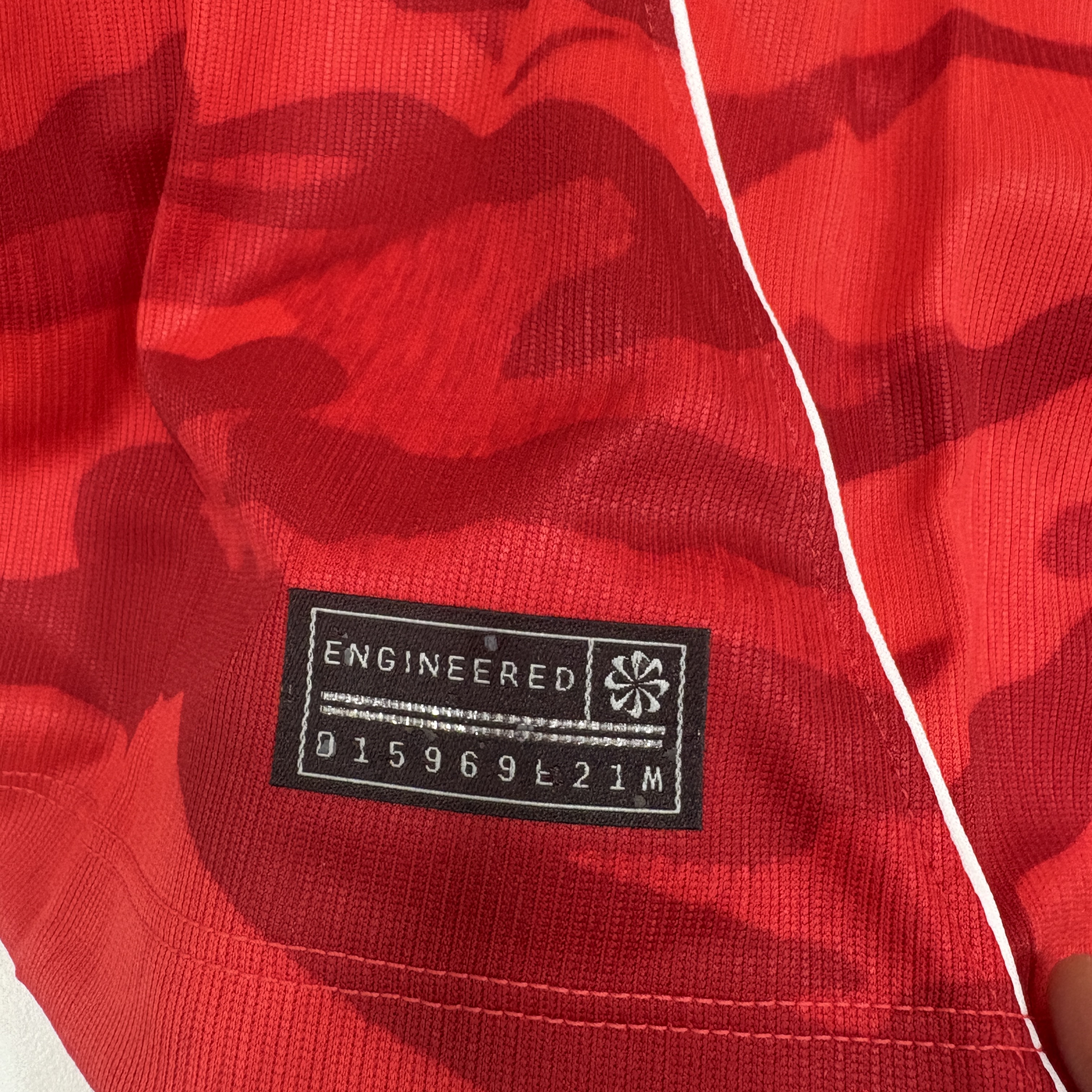 Nike Korea 2026 Stadium Home Dri-Fit Soccer Replica Jersey Global Red Black (Non Marking Ver.) 착용 스타일 - 3