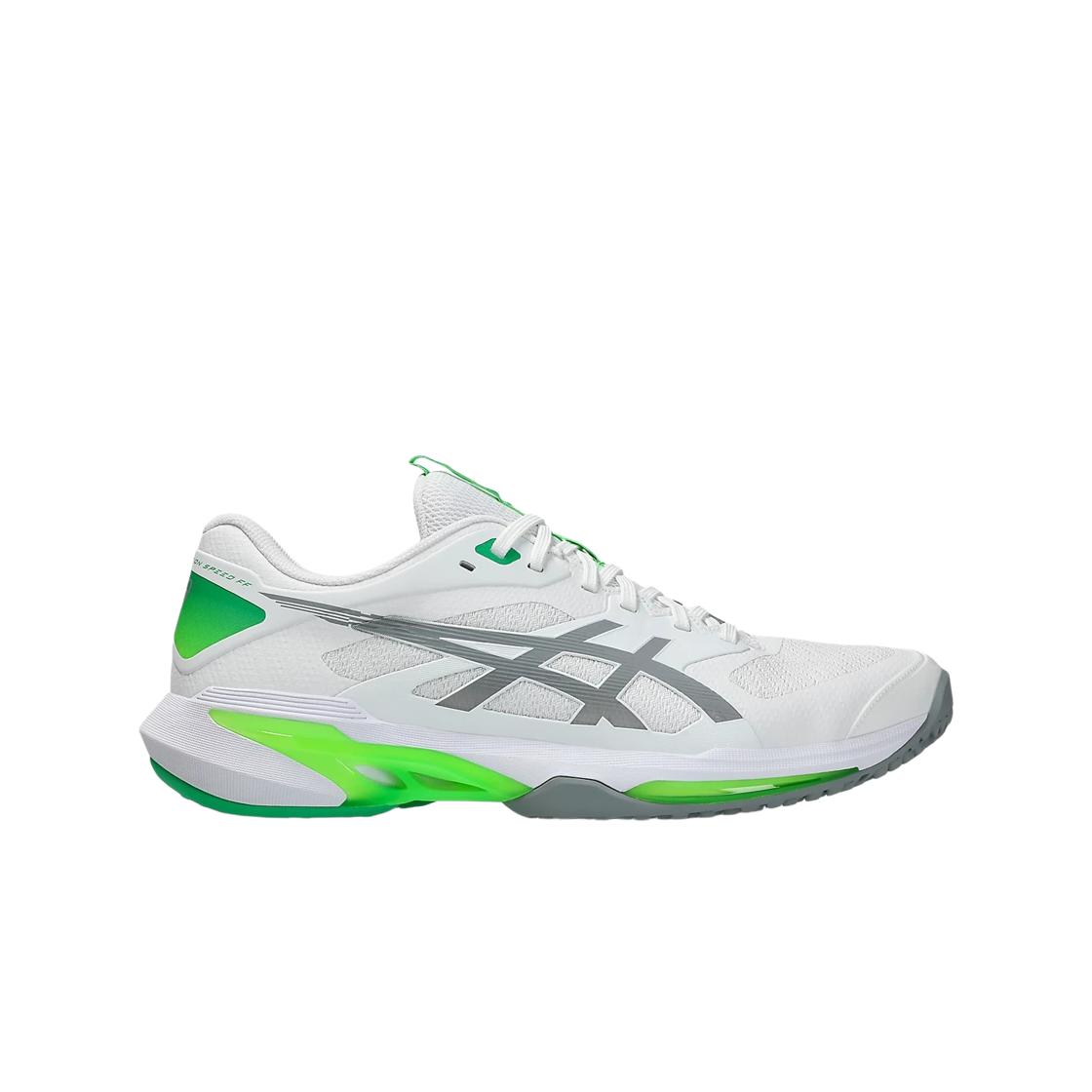 1041A534-103 Asics Solution Speed FF 4 OC White Gravel - D Standard