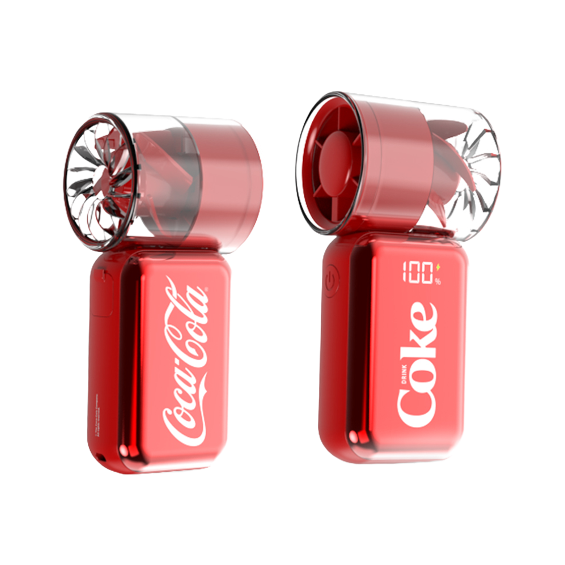 코카콜라 시그니처 아이스쿨링 핸디 선풍기 CO-WFS10R(Coca-Cola Signature Ice Cooling Handheld Fan (CO-WFS10R))