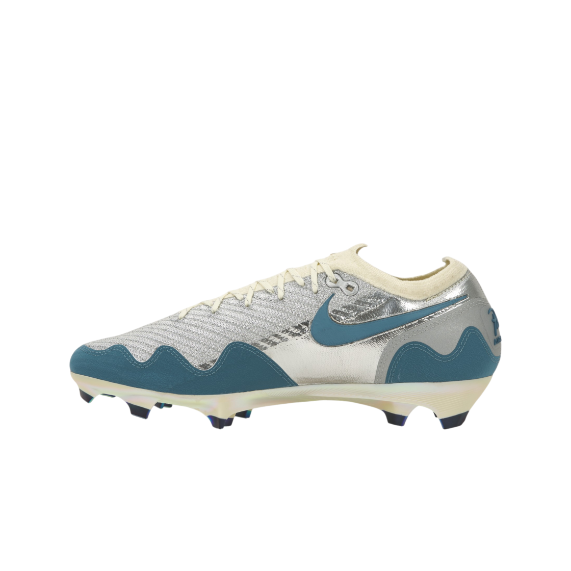 나이키 x 파타 줌 머큐리얼 베이퍼 16 엘리트 FG SE 노이즈 아쿠아 앤 메탈릭 실버(Nike x Patta Mercurial Zoom Vapor 16 Elite FG SE Noise Aqua and Metallic Silver) - 3