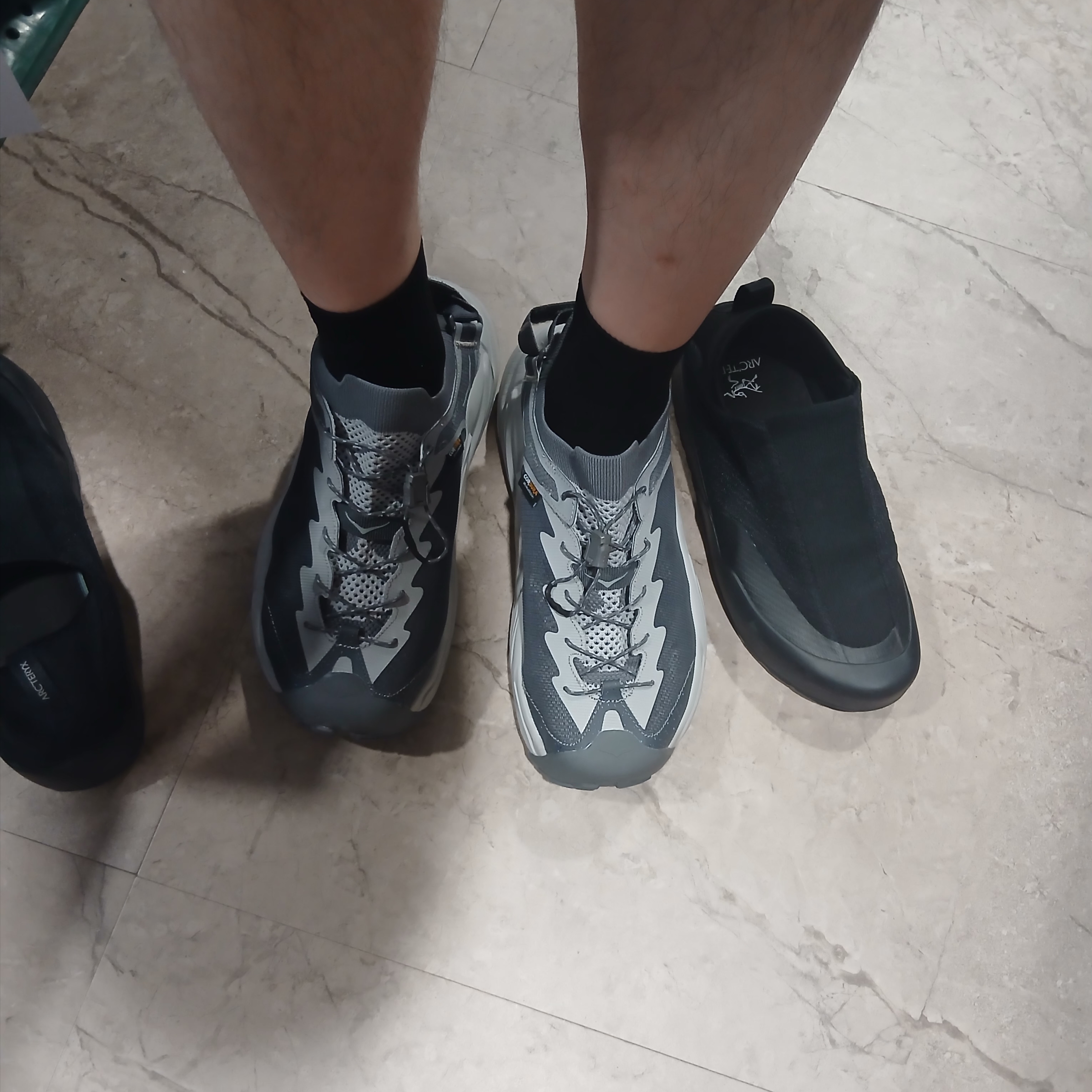 Hoka Hopara 2 Satellite Grey Stellar Grey, Hoka Hopara 2 Satellite Grey Stellar Grey - 25FW 착용 스타일 - 5