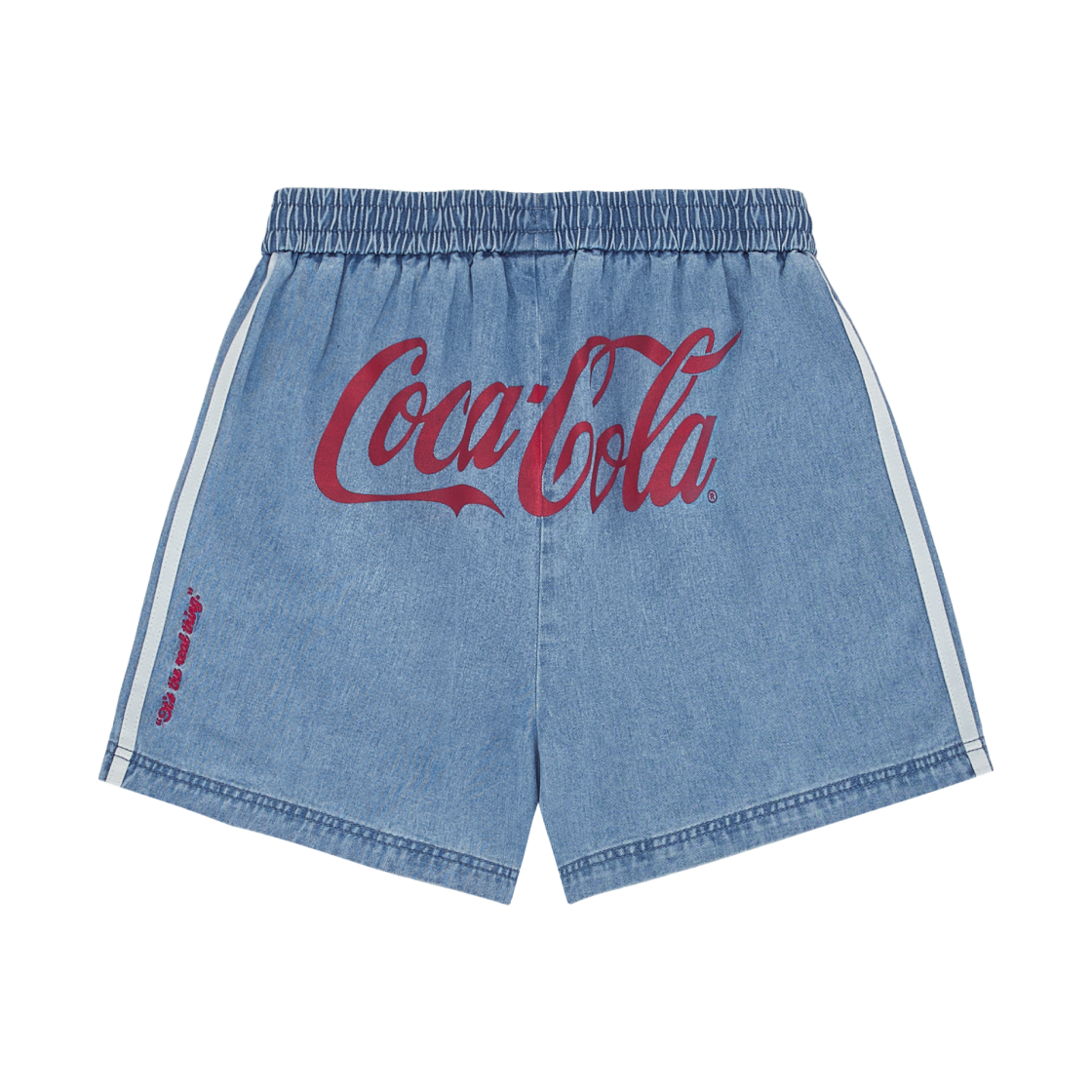 아디다스 x 코카콜라 데님 쇼츠 라이트 블루 - KR 사이즈(Adidas x Coca-Cola Denim Shorts Light Blue - KR Sizing) - 2