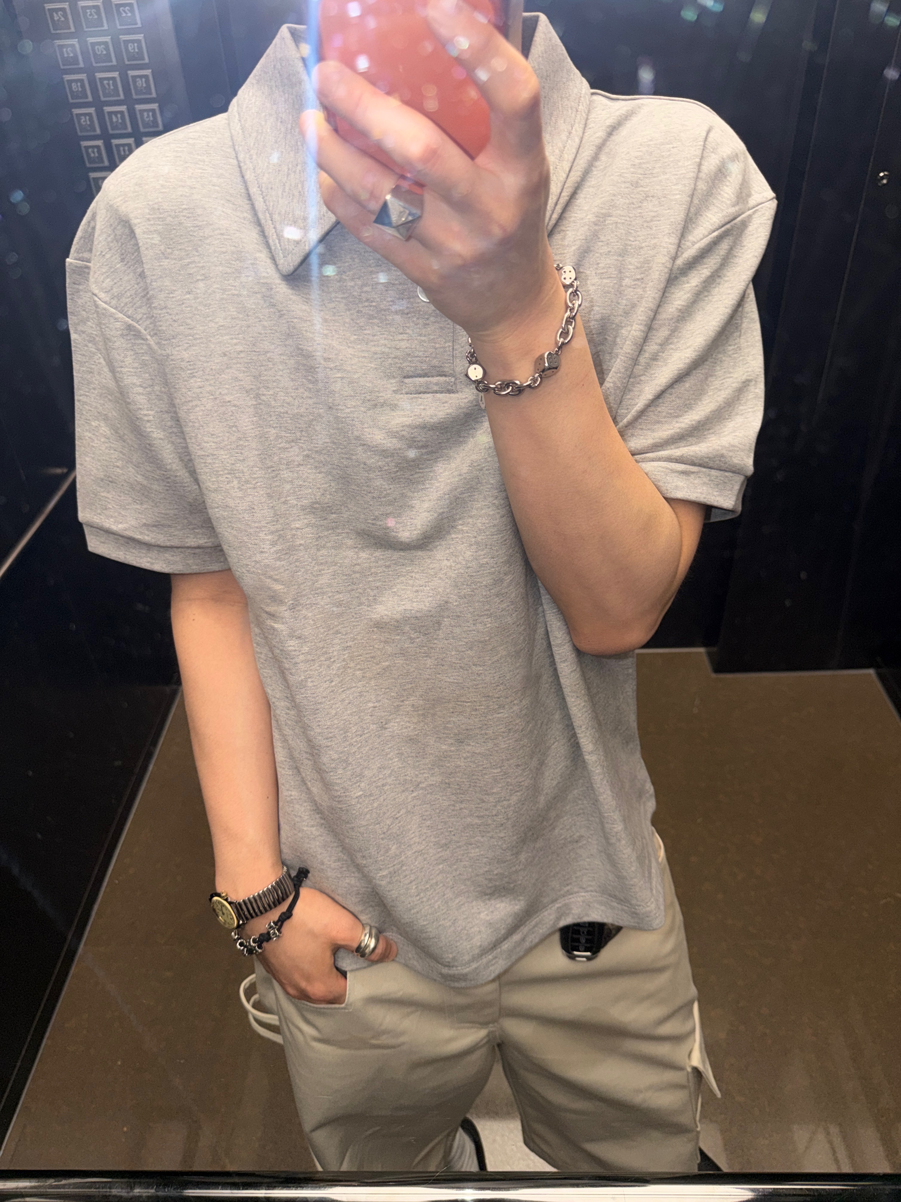 Kamien Kangaroo Bermuda Pants Light Beige 착용 스타일 - 10