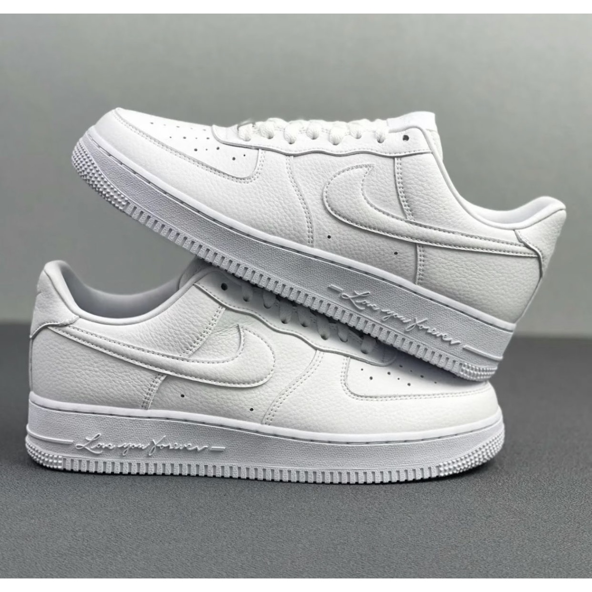 Nike x Drake Nocta Air Force 1 Low SP Certified Lover Boy White 착용 스타일