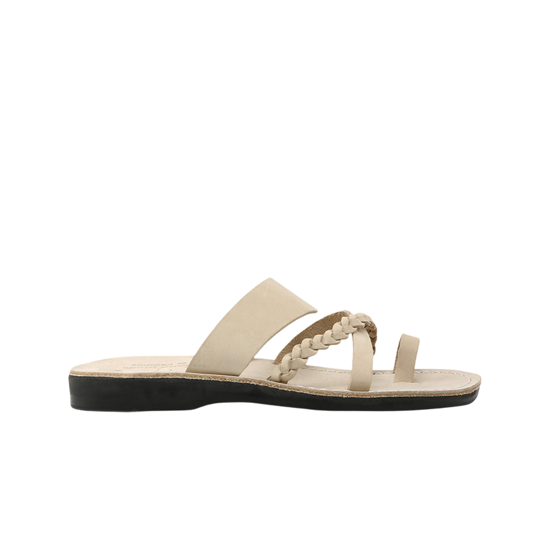 예루살렘 샌들 1050NN 레베카 누벅 화이트(JERUSALEM SANDALS 1050NN Rebecca White)