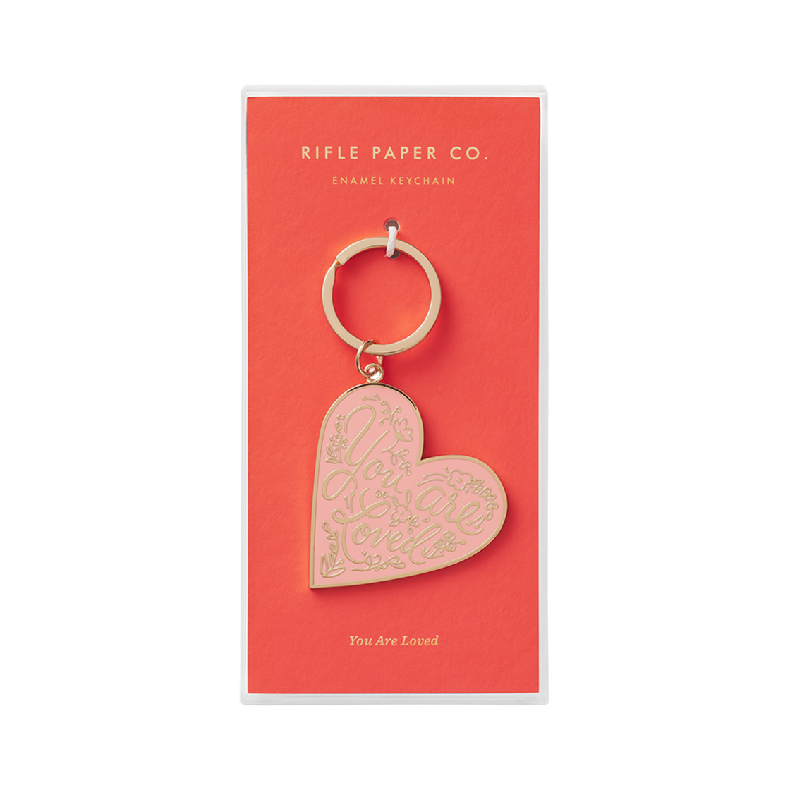 EKM013 RIFLE PAPER CO. Juliet Enamel Keychain