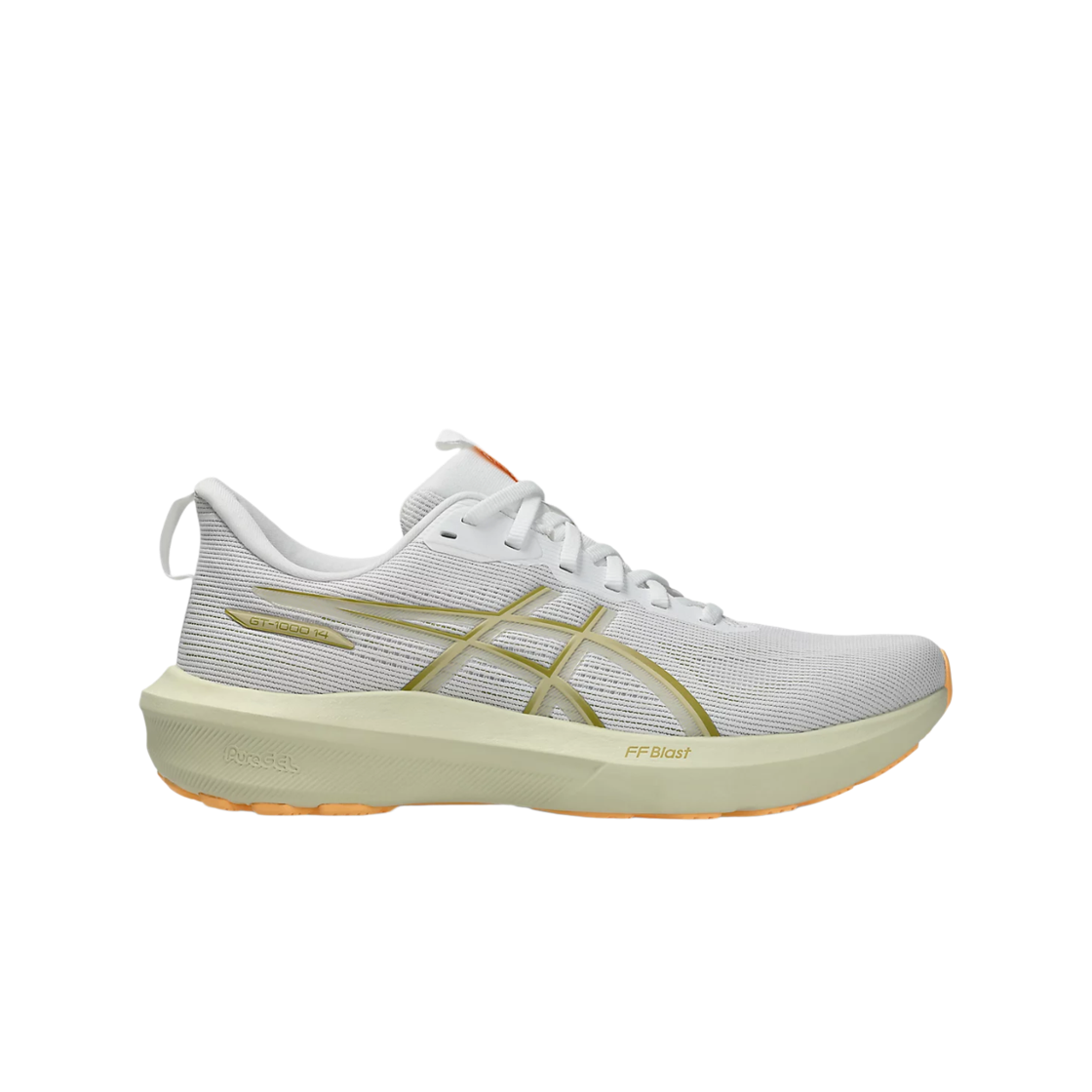 1011C077-100 Asics GT-1000 14 White Lemongrass - D Standard