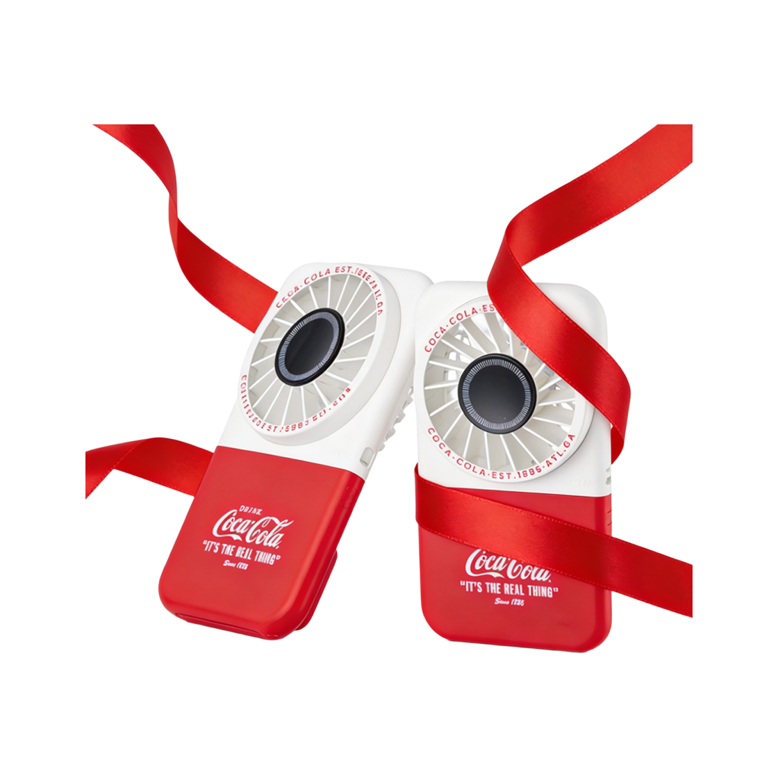 [KREAM 단독] 코카콜라 시그니처 접이식 휴대용 탁상 선풍기 CO-WFS05R([KREAM 단독] Coca-Cola Signature Foldable Portable Desk Fan (CO-WFS05R))