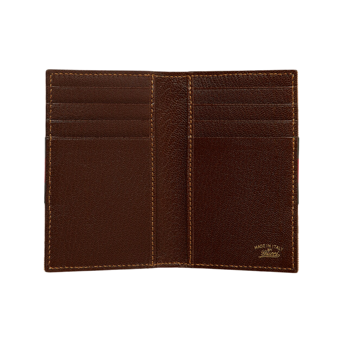 구찌 웹 디테일 GG 카드 케이스 샌드 다크 브라운(Gucci Web Detail GG Card Case Sand Dark Brown) - 2