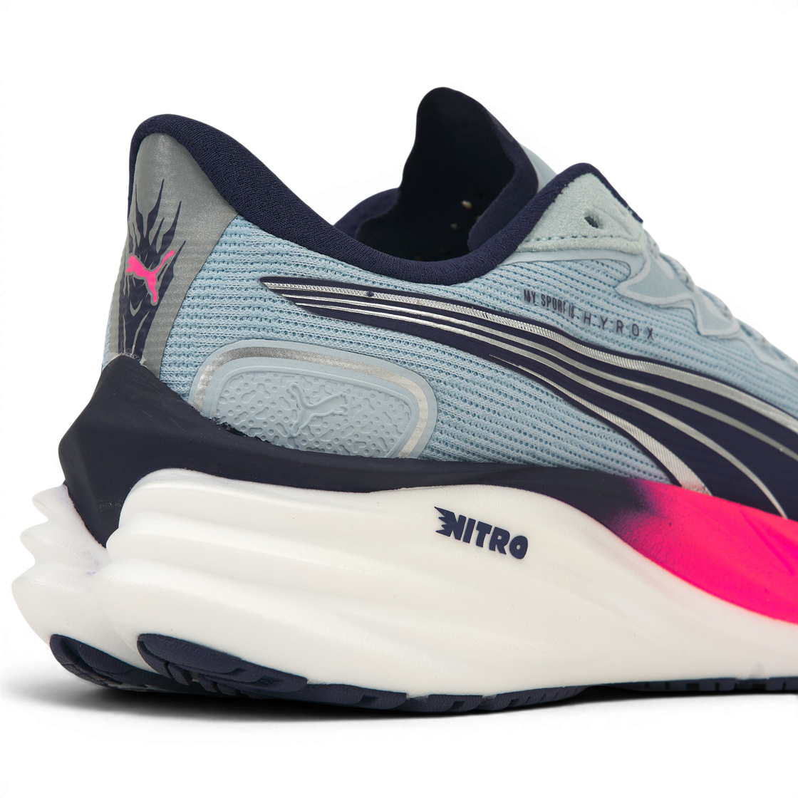 푸마 x 하이록스 벨로시티 나이트로 4 루사이트 퓨어 핑크 딥 플럼(Puma x Hyrox Velocity Nitro 4 Lucite Pure Pink Deep Plum) - 8