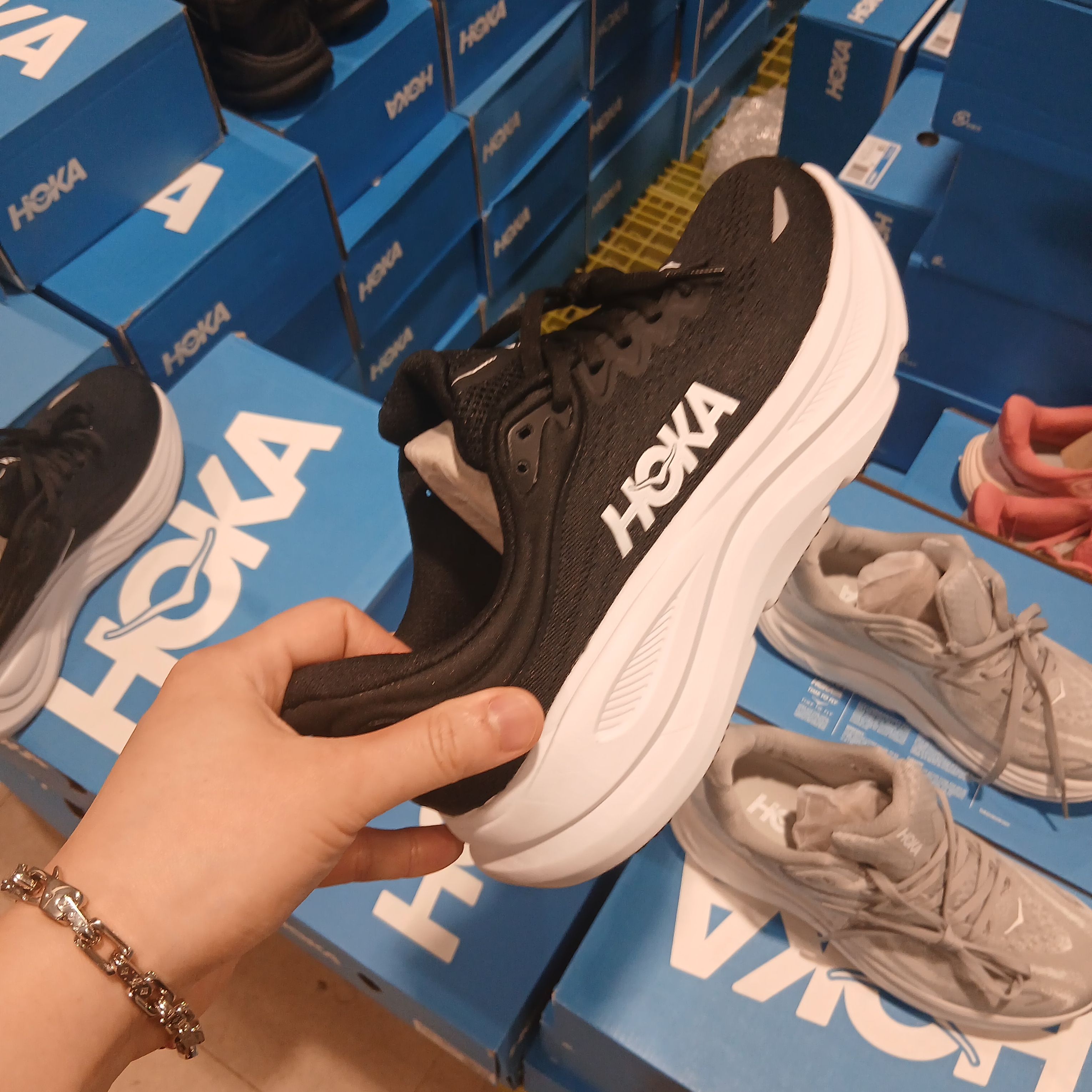 Hoka Hopara 2 Satellite Grey Stellar Grey, Hoka Hopara 2 Satellite Grey Stellar Grey - 25FW 착용 스타일 - 7