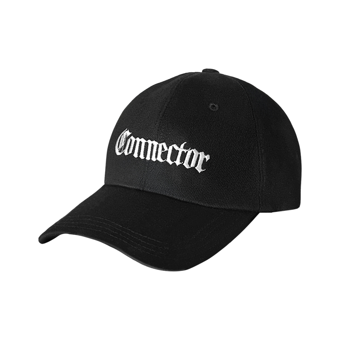 에이엑스커넥션 커넥터 엠브로이더드 캡 블랙(AX CONNECTION Connector Embroidered Cap Black)