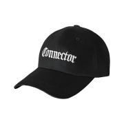 AX CONNECTION Connector Embroidered Cap Black