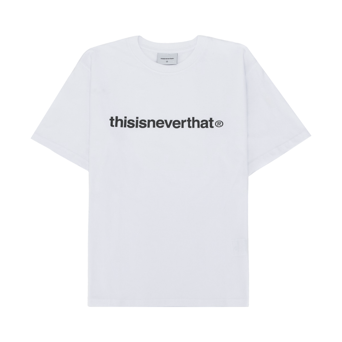 디스이즈네버댓 T 로고 티셔츠 화이트(Thisisneverthat T Logo T-Shirt White)