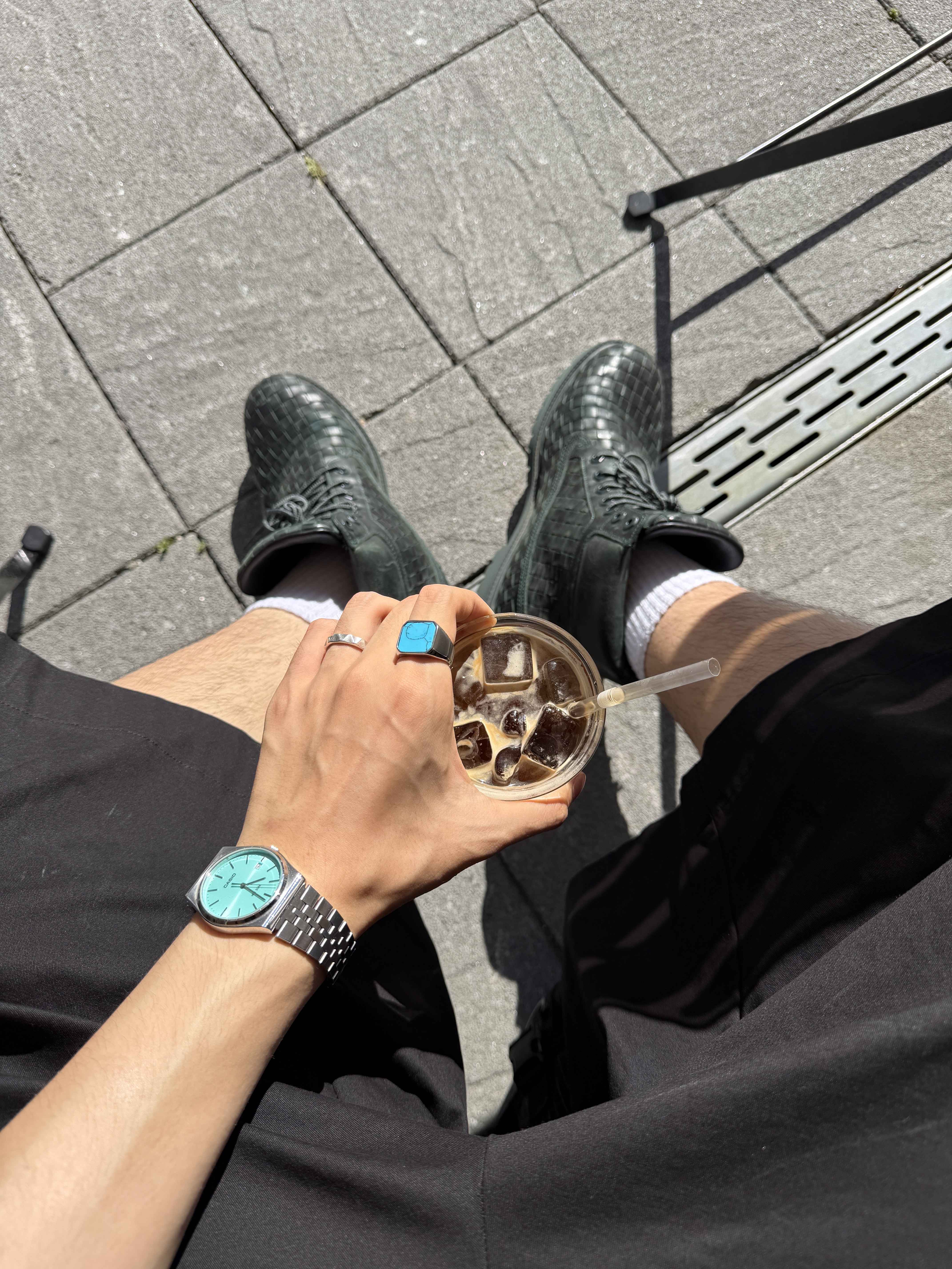 Timberland Classic 3-Eye Boat Shoes Brown - Wide, Casio MTP-B145D-2A1V 착용 스타일 - 6