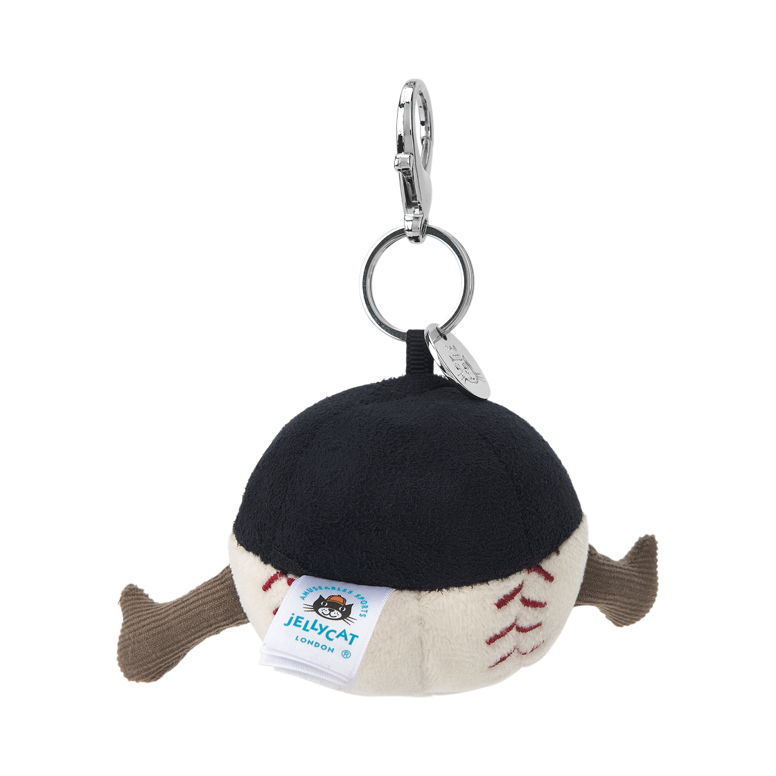 젤리캣 어뮤저블 스포츠 베이스볼 백 참 화이트(Jellycat Amuseable Sports Baseball Bag Charm White) - 4