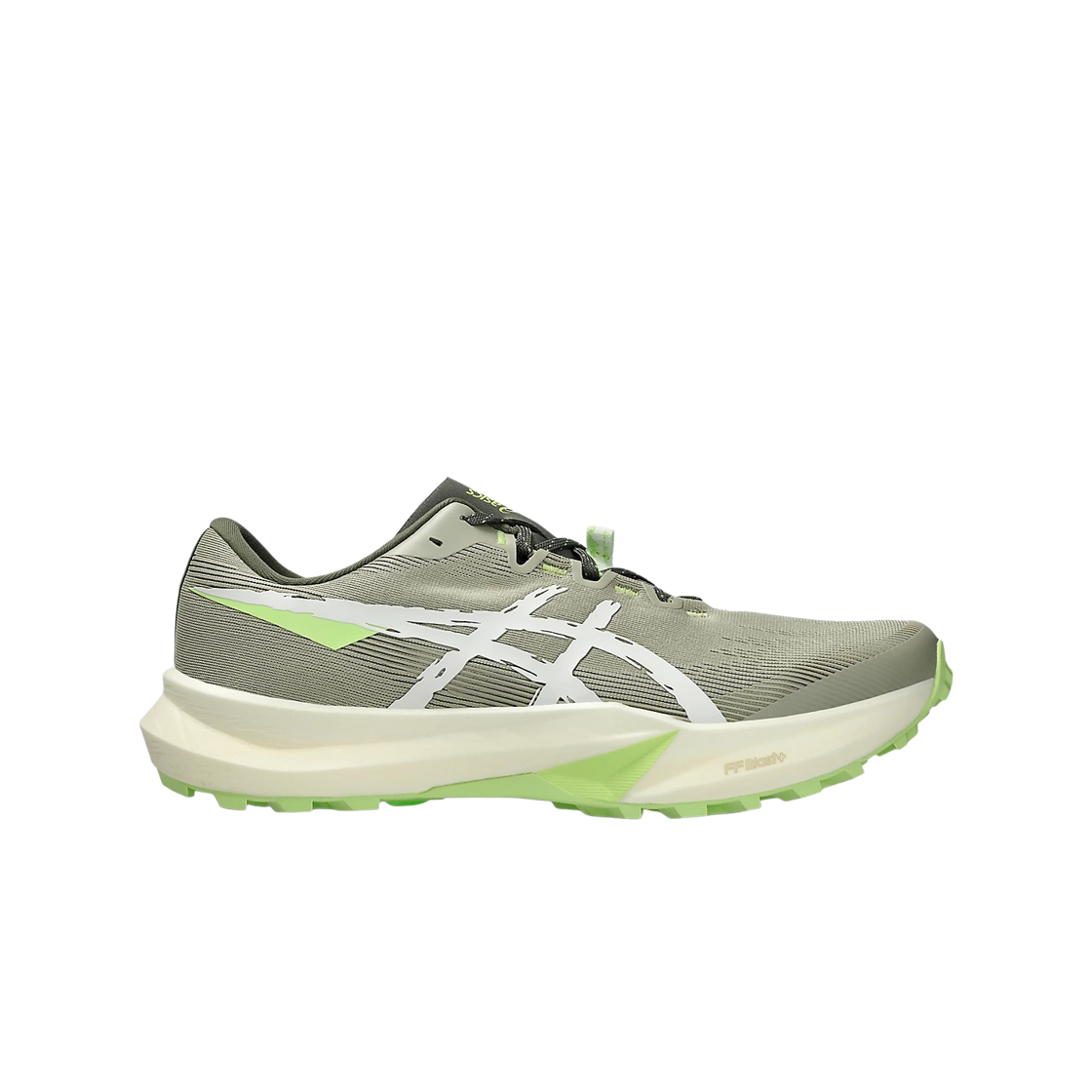 1011C086-300 Asics Fuji Lite 6 Khaki Cream - D Standard